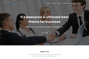 Corporate Business Website Theme