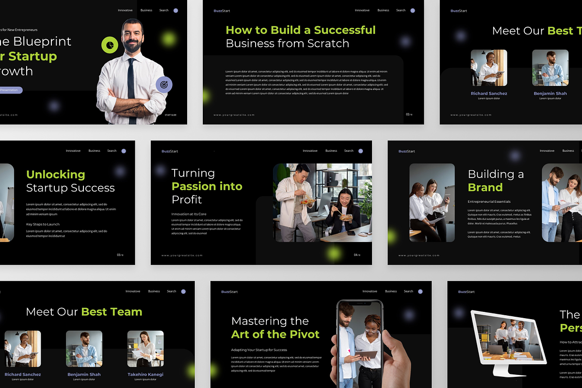 BuzzStart - Business StartUp Keynote, a Presentation Template by GraphauseProject (Photo 4 of 6)