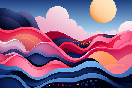 Modern futuristic. Abstract colorful, a Wallpaper Photo by Elena Vagengeim