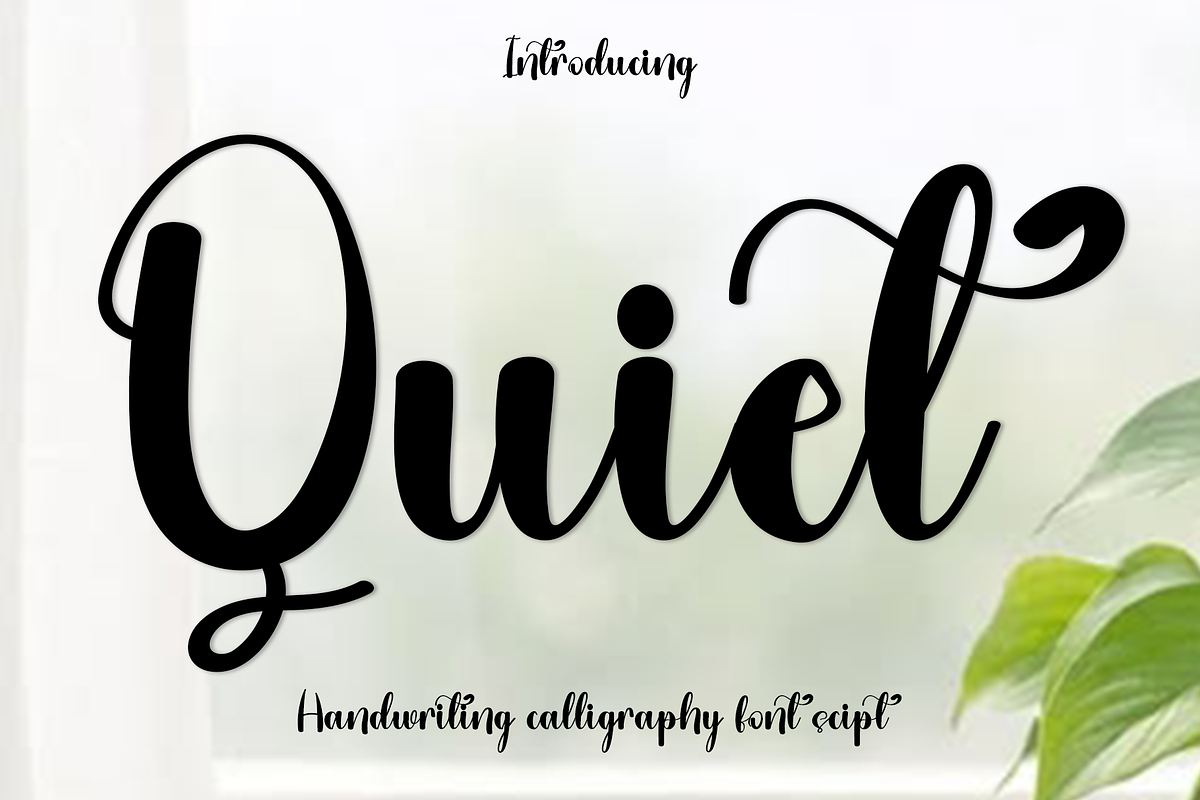 Quiet, a Handwritten Font by InermediaSTUDIO (Photo 1 of 8)