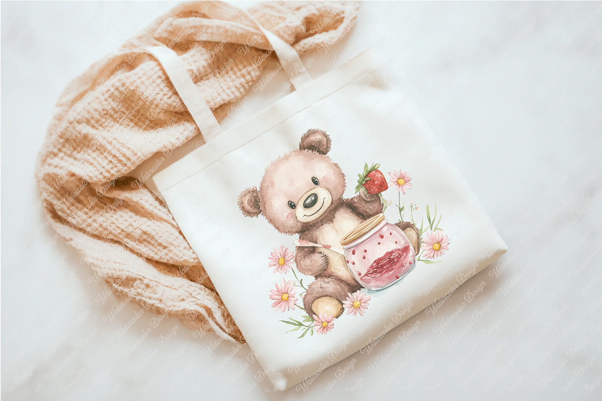 Watercolor Nursery Kids Clipart, an Illustration by Watercolor design (Photo 6 of 12)