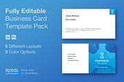Real Estate Business Card – Fortress, a Business Card Template by Ideal Company (Thumbnail 1 of 4)