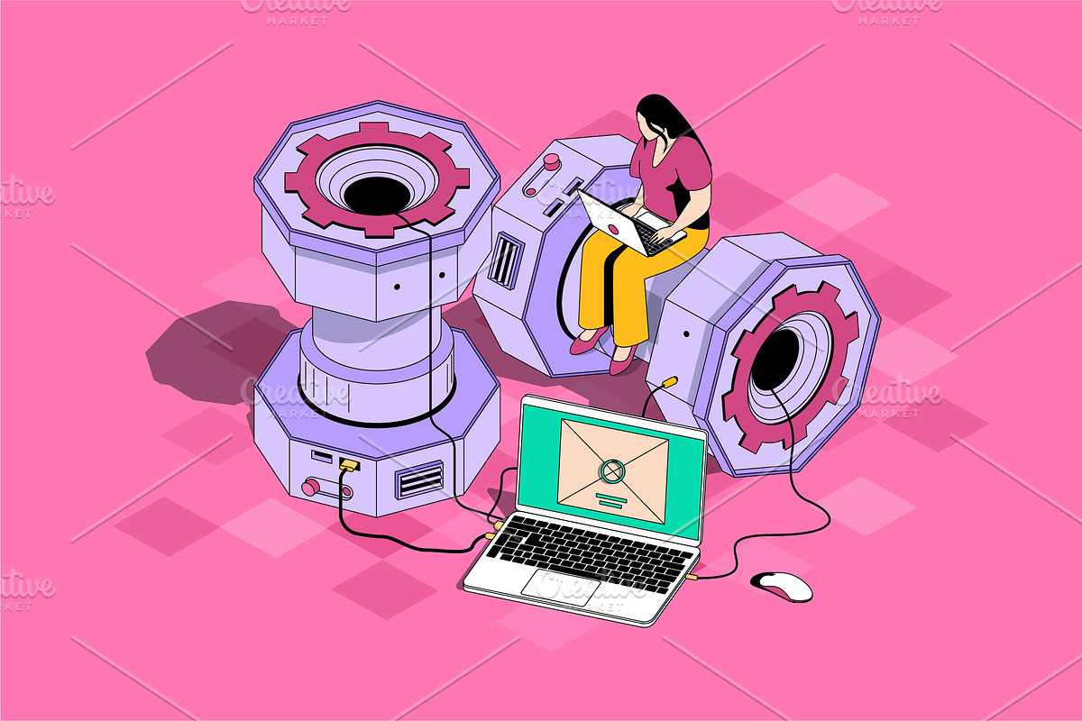 Isometric Web Concepts, a Templates & Theme by alexdndz (Photo 8 of 21)
