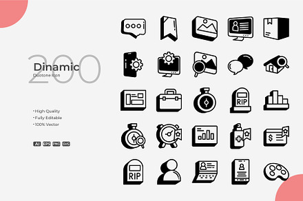 Dinamic Duotone Icons, a Duotone Icon by Bloodline