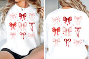 Valentine Coquette Bows PNG, an Illustration by Libby Wishes (Thumbnail 1 of 6)