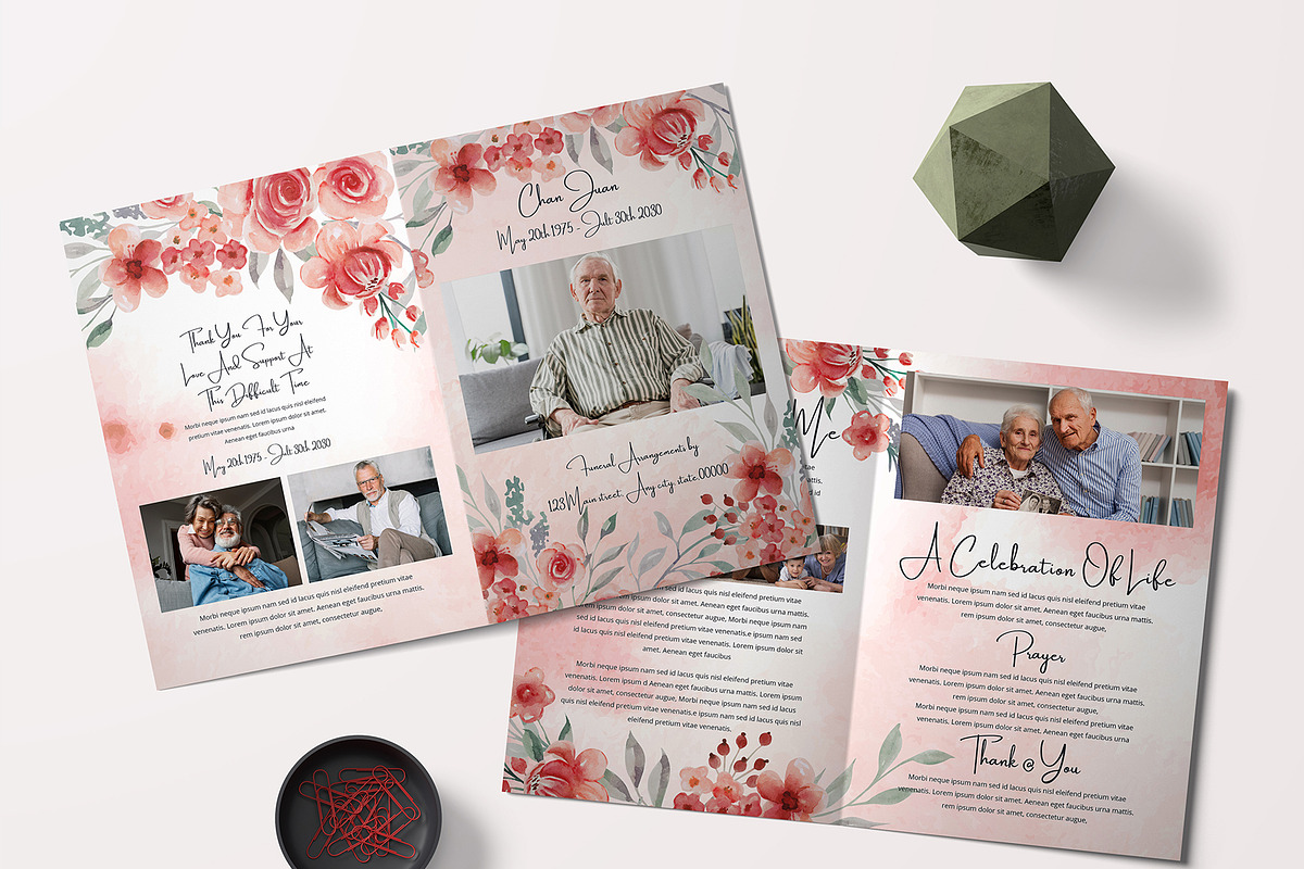 Funeral Program Template, an Invitation Template by Mazharul Islam (Photo 4 of 4)