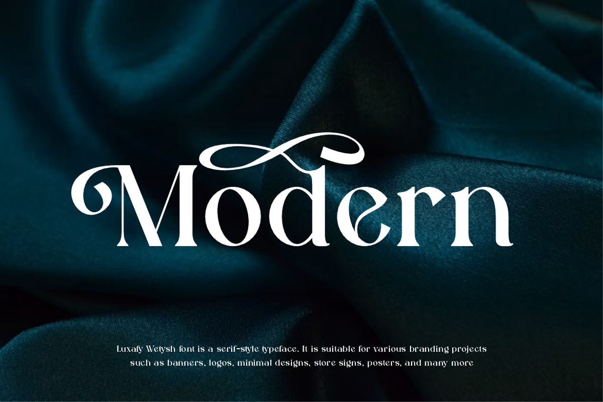 Luxafy Wetysh - Modern Luxury Font, a Serif Font by QR Design Studio (Photo 4 of 27)