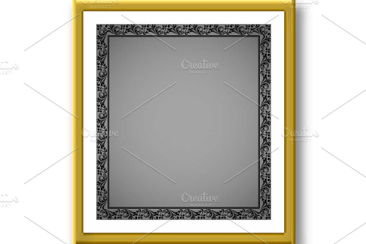 Decorative frame Elegant vector, an Illustration by RODINA (Photo 3 of 3)