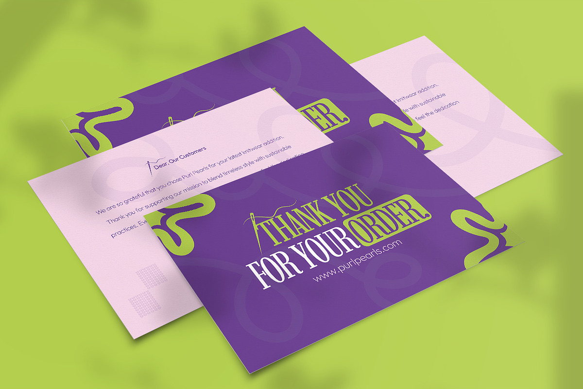 Store Knitwear - Thank You Card, a Card Template by VUNIRA (Photo 3 of 3)