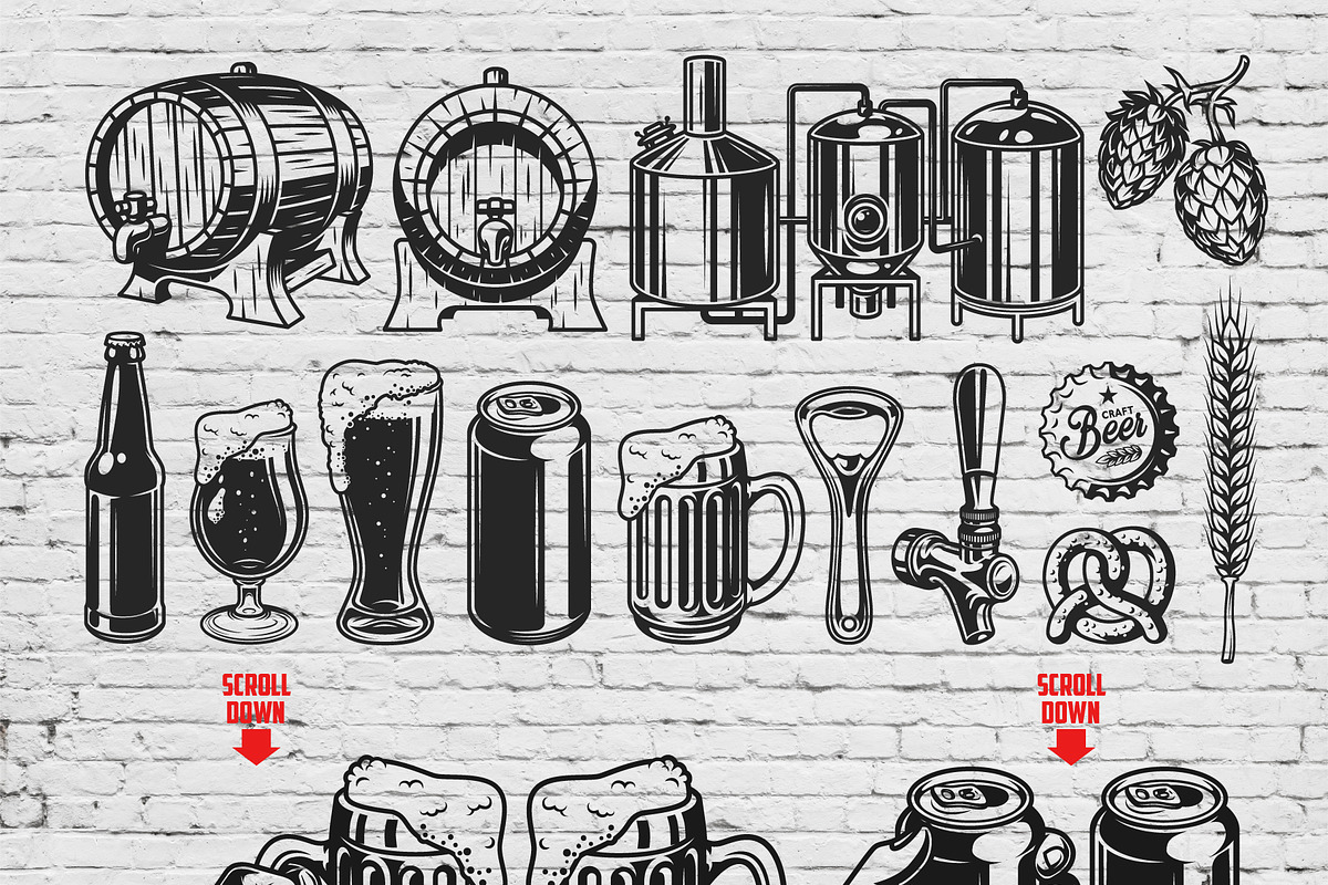 Retro Beer Bundle, a Poster Template by DGIM studio (Photo 3 of 10)
