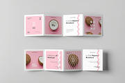 Four Fold Square Brochure Mock-up, an Advertising Mockup by zippypixelstudio (Thumbnail 9 of 13)