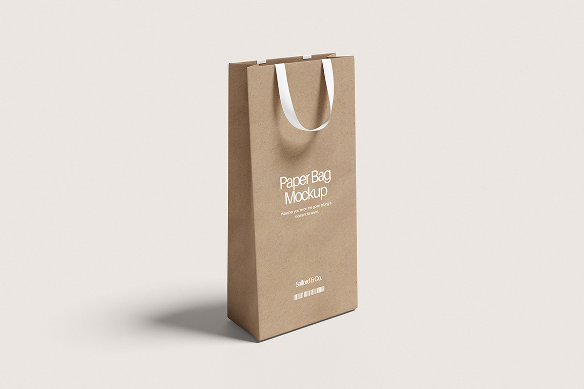 Paper Bag Mockup, an Advertising Mockup by swsi-studio (Photo 3 of 5)