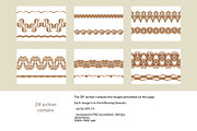 Art Nouveau Linear Seamless Patterns, a Pattern Graphic by Elen-Lane (Thumbnail 4 of 4)