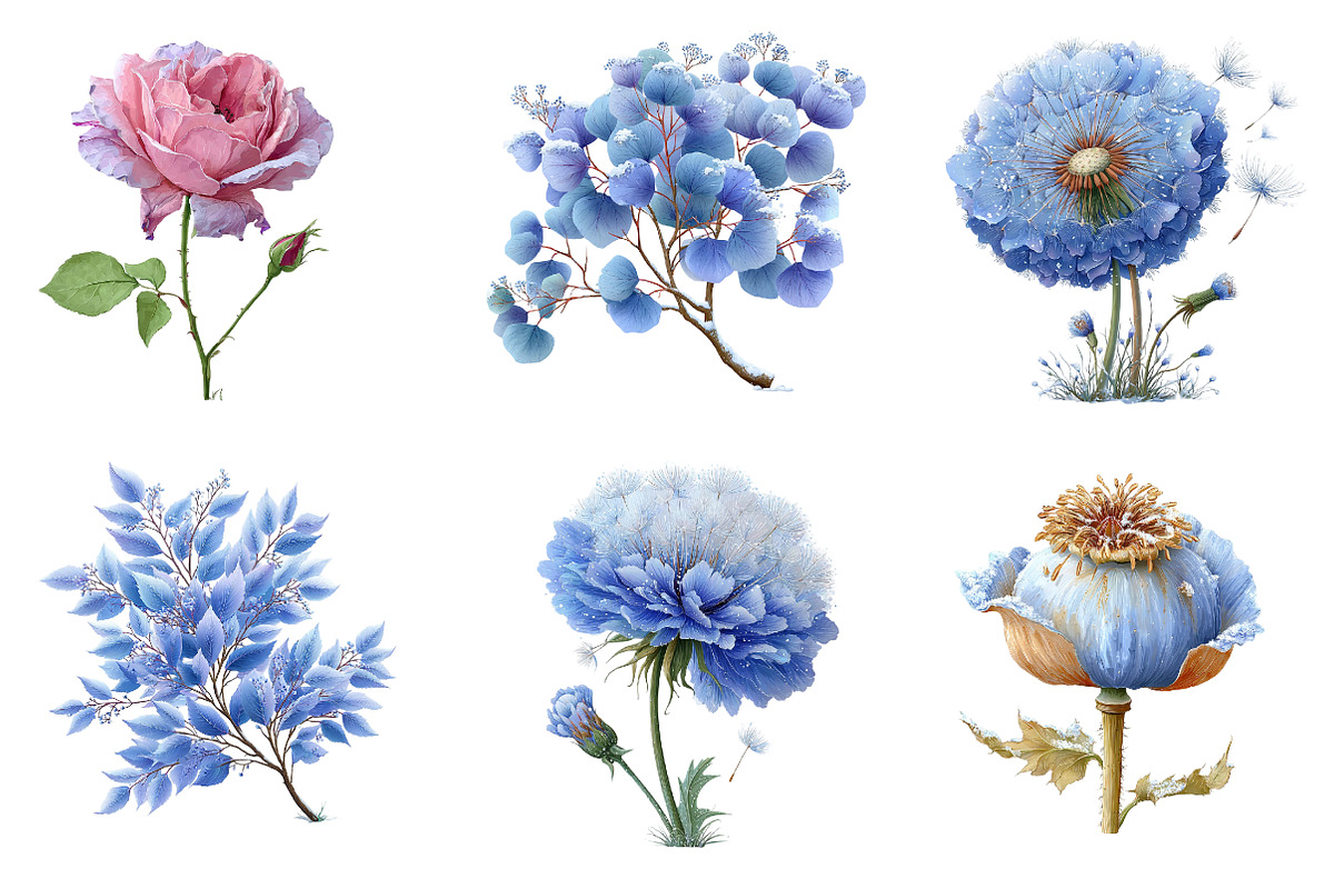 Spring Wildflowers Clipart, an Illustration by Dream Creation (Photo 5 of 6)
