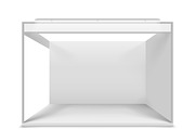 Blank white trade stands, an Object Illustration by majcot (Thumbnail 3 of 6)