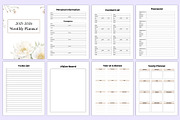 2025-2026 Monthly Planner Canva Kdp, a Stationery Template by Mustafiz (Thumbnail 2 of 4)