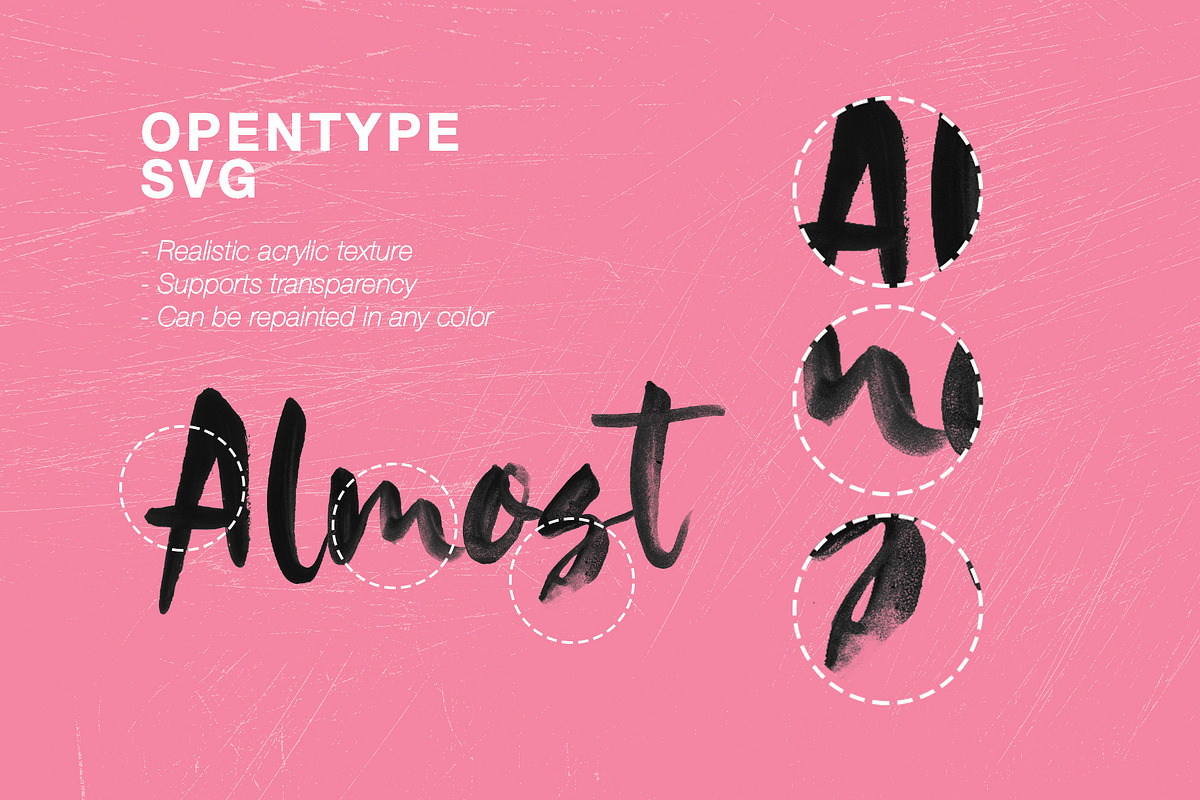 ALMOST Cyrillic SVG Script, a Handwritten Font by supfonts (Photo 13 of 15)