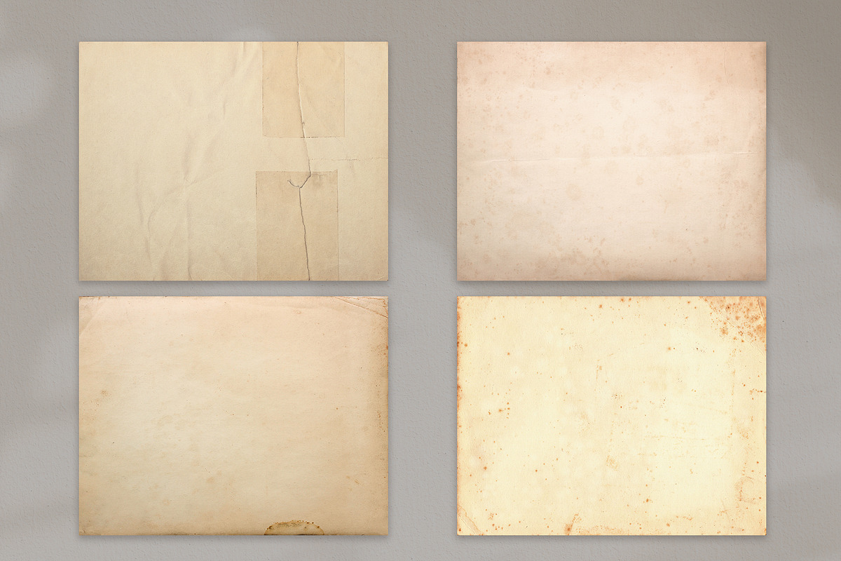 Vintage paper textures, a Texture Graphic by SweetRenieDesigns (Photo 3 of 8)