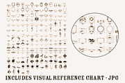 Antique Graphic Elements Brushes, a Brush Add-On by Blue Line Design (Thumbnail 7 of 8)