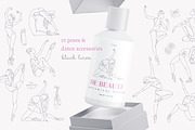 One Line Ballet Illustrations, a Person Illustration by Alina Kruss (Thumbnail 2 of 4)