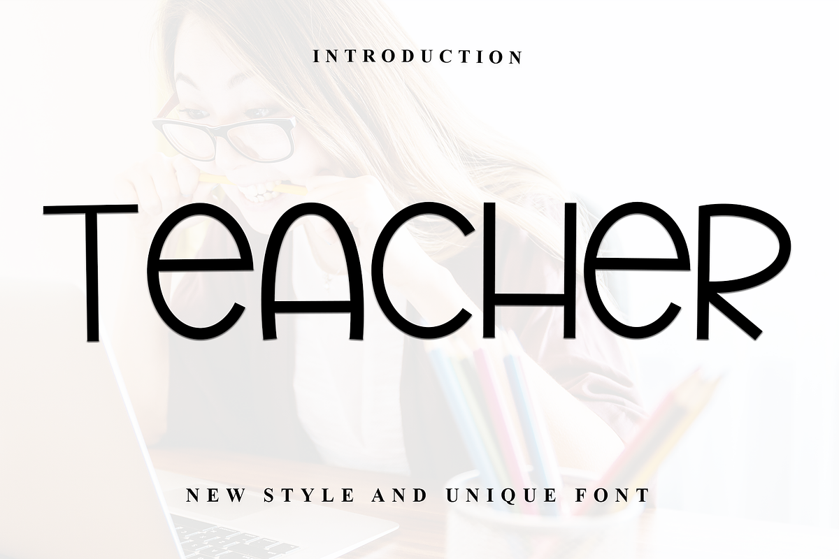 Teacher, a Sans Serif Font by InermediaSTUDIO (Photo 1 of 7)