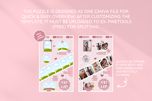 Blush Pink Instagram Puzzle