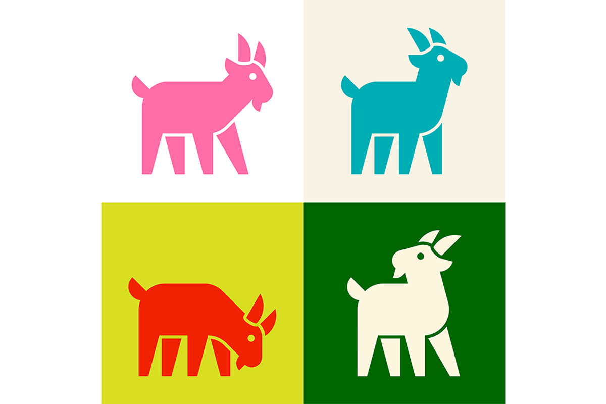 Goat Logo, a Graphic by NataliiaVolyk (Photo 2 of 6)