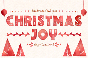 Christmas Joy font pack!