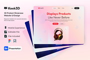Electronics Product Showcase Website, an UI Kit Template by Sujun Baidyaa (Thumbnail 1 of 8)