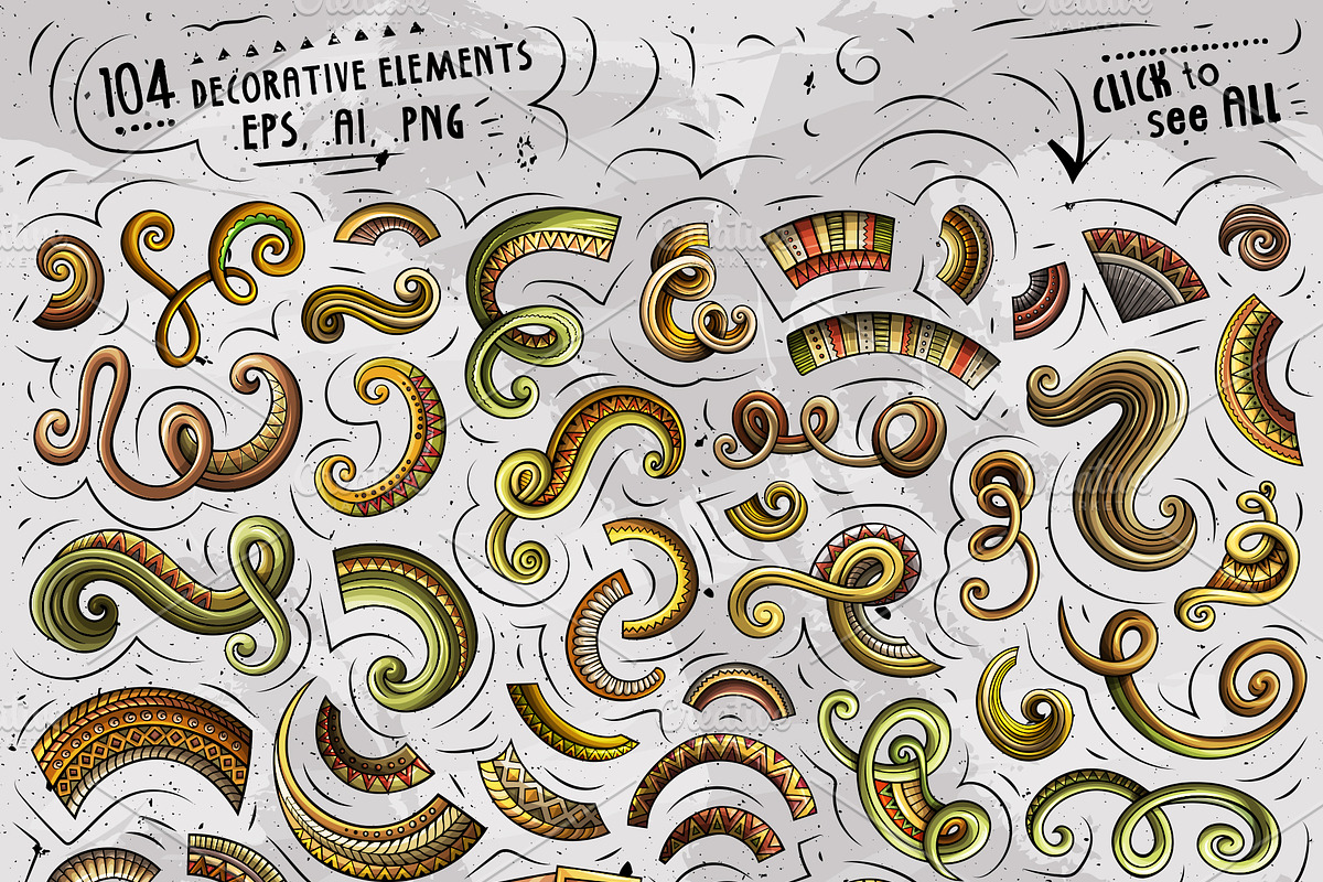 Native American Cartoon Objects Set, an Object Graphic by BALABOLKA (Photo 3 of 3)