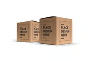 Square Box Packaging Mockup Template, a Packaging Mockup by DesignRushMarket (Thumbnail 11 of 11)