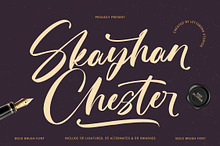 Skayhan Chester Bold Brush Font