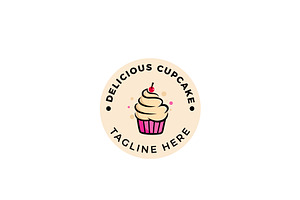Cupcake Shop Logo Design, a Branding & Logo Template by AlvinStd