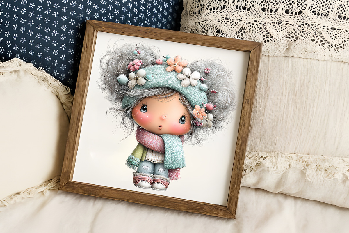 Cute Mrs Claus Clipart, an Illustration by RobertsArt (Photo 7 of 7)