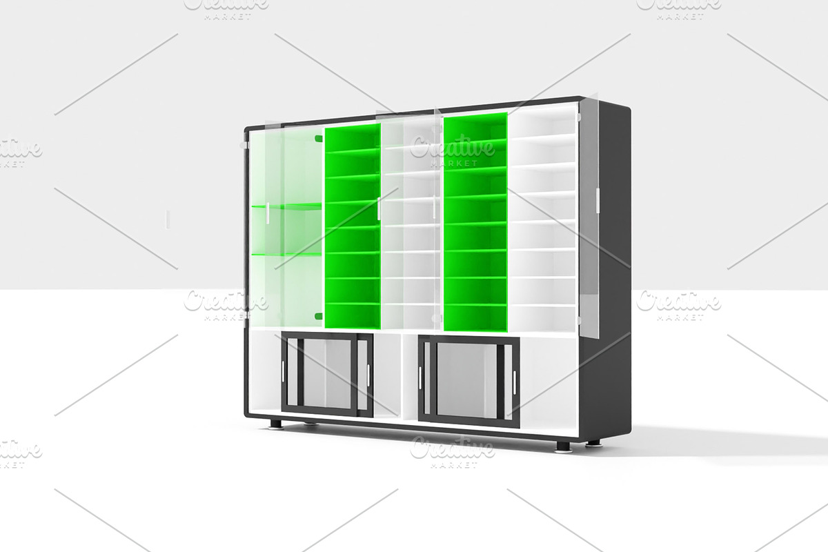Cabinet Furniture 3D Model, a Furniture 3D Model by mrfauzi (Photo 4 of 13)