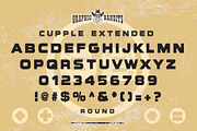 Cupple Extended     5 Font Family, a Serif Font by Graphic Bandits (Thumbnail 3 of 7)