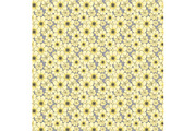 Butter Yellow and Grey Floral, a Pattern Graphic by Sharon Schwalbe (Thumbnail 7 of 8)