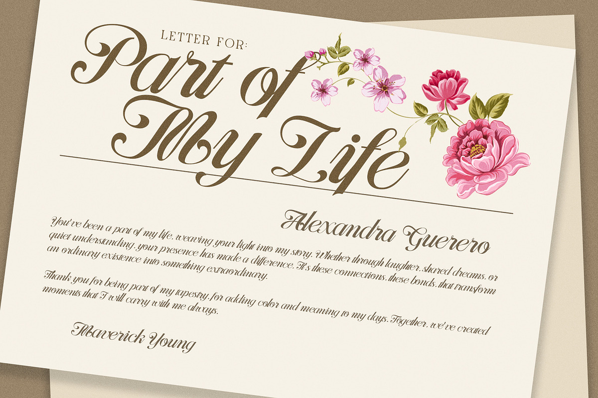The Disma Calligraphy Script Font, a Script Font by Elegant Font (Photo 5 of 10)