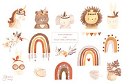 BOHO NURSERY clipart. Watercolor, an Animal Illustration by OlliArtDesign (Thumbnail 2 of 11)