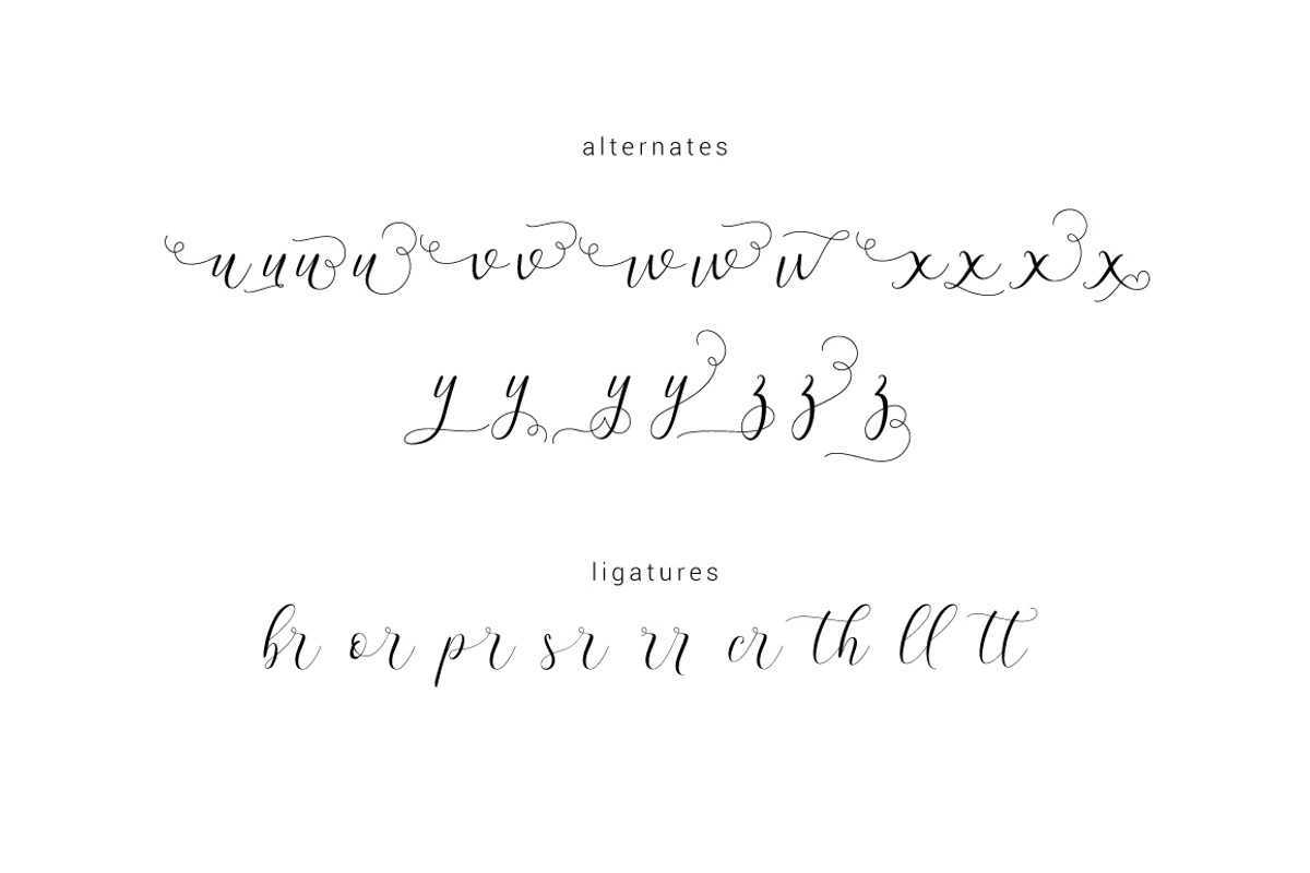 Billaneiva Typeface preview 7