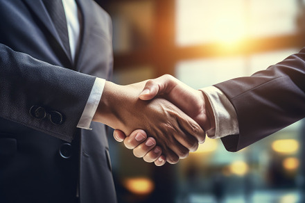 Business people shaking hands, finis, a Photo by Iftikhar Alam