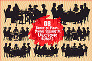 Restaurant People Pack, an Illustration by musafir_fashion (Thumbnail 1 of 9)