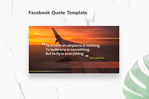 Aviation Airlines Facebook Materials