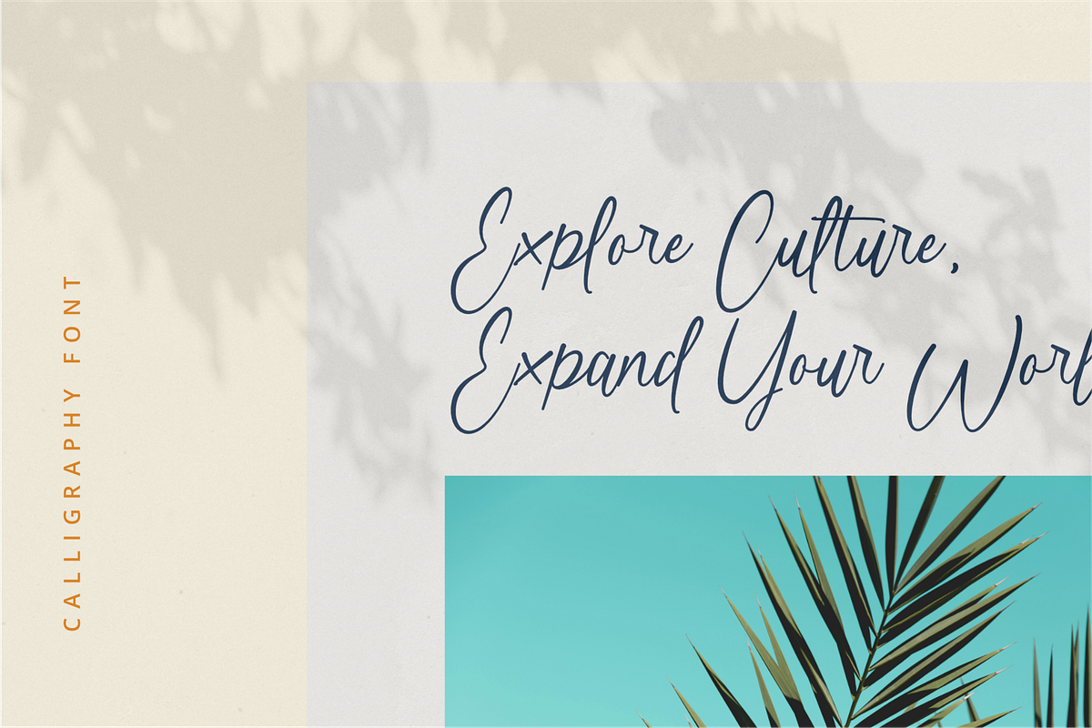 Cultural Font, a Script Font by Muwatta Studio (Photo 6 of 10)