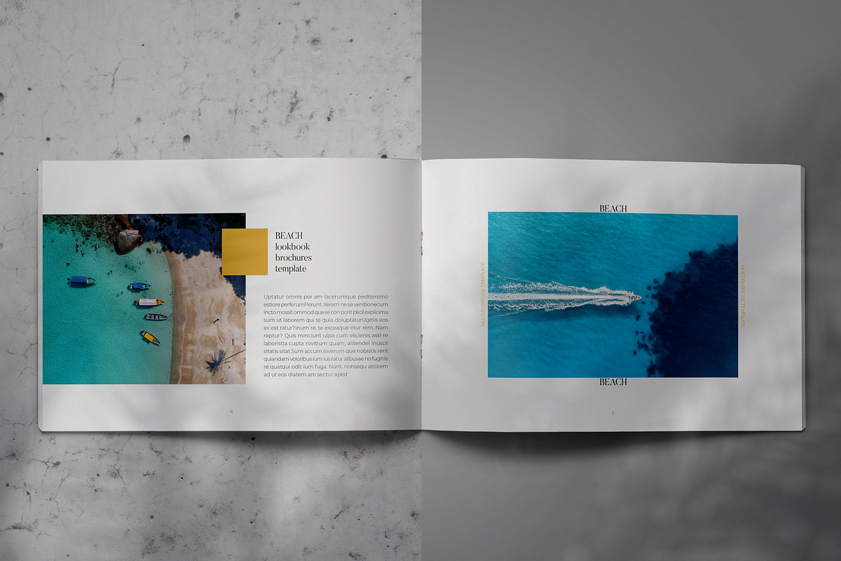 BEACH - Brochure Lookbook Template, a Brochure Template by Indotitas (Photo 4 of 9)