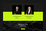 Figma Cryptocurrency Landing Page, a Landing Page Template by Musara (Thumbnail 2 of 6)