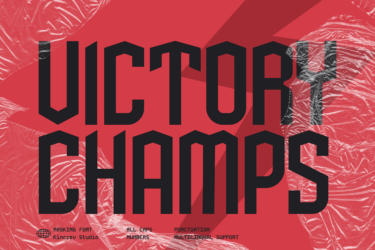 Masking, a Sans Serif Font by Kincrev Studio (Photo 4 of 6)