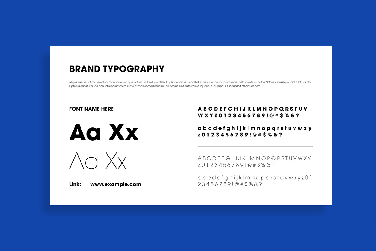 Minimal Brand Mood Board Template preview 7
