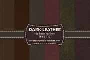 6 Dark Leather Digital Textures, a Texture Graphic by Dream in Color Studio (Thumbnail 1 of 2)