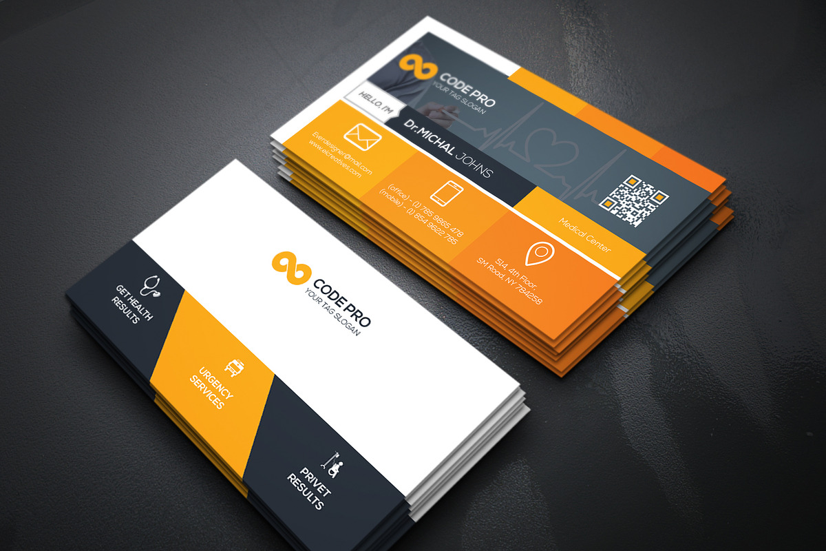 2 in 1 Business Cards, a Business Card Template by Genereux Art (Photo 7 of 8)